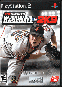 Major League Baseball 2K9 Playstation 2 US box art
